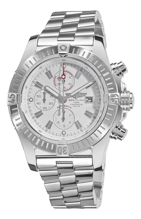 Breitling Men's A1337011/A660 Super Avenger New White 